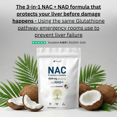 3-in-1 NAC with NAD+ 600mg