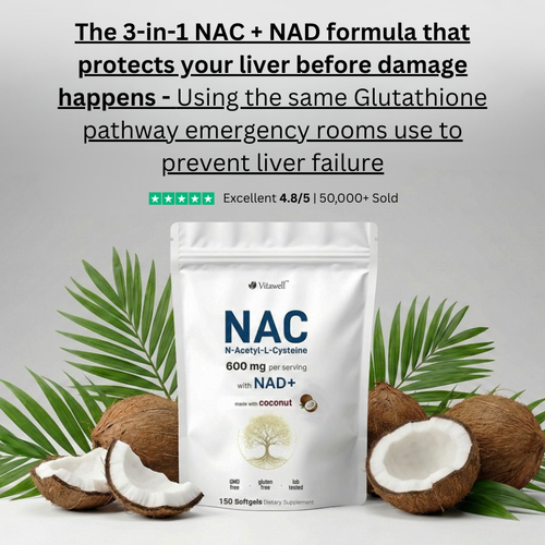 3-in-1 NAC with NAD+ 600mg