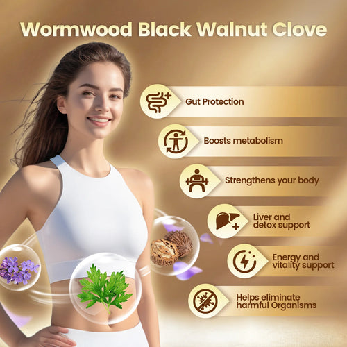 18-in-1 Wormwood Black Walnut Cloves Parasite Cleanse