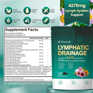 21-in-1 Lymphatic Drainage Complex - 4,275mg