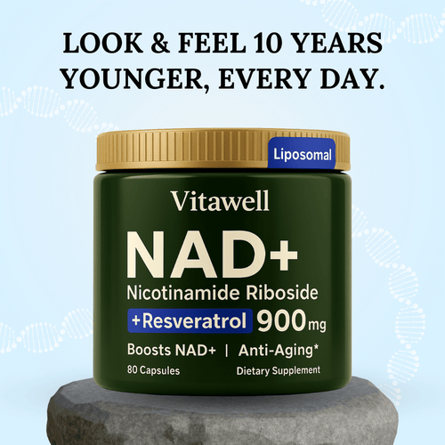 3-in-1 NAD+ Cellular Renewal - Slows Aging, Boosts Energy & Restores Youthfulness