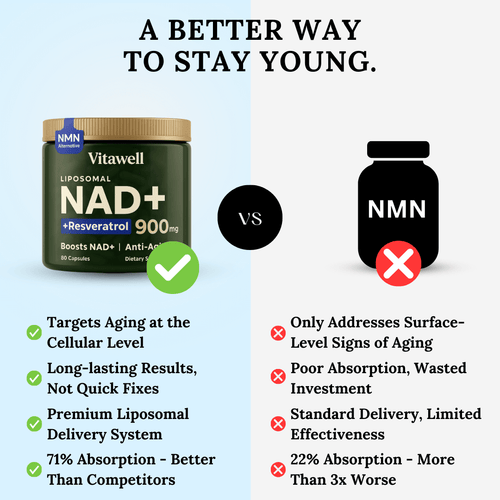 3-in-1 NAD+ Cellular Renewal Capsules - Slows Aging, Boosts Energy & Restores Youthfulness