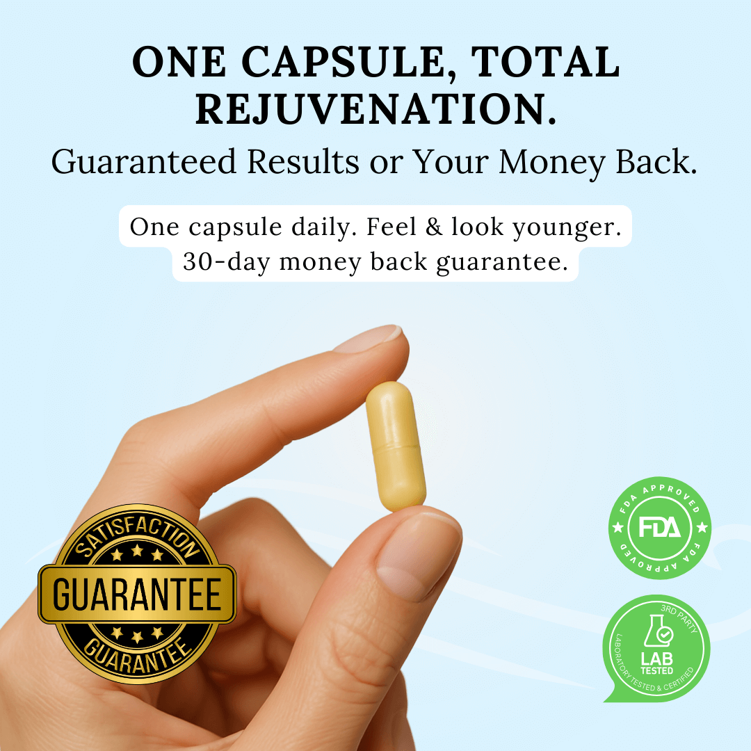 3-in-1 NAD+ Cellular Renewal Capsules - Slows Aging, Boosts Energy & Restores Youthfulness
