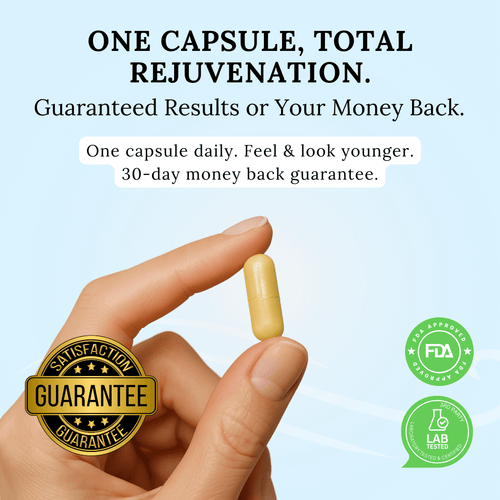 3-in-1 NAD+ Cellular Renewal Capsules - Slows Aging, Boosts Energy & Restores Youthfulness
