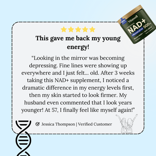 3-in-1 NAD+ Cellular Renewal Capsules - Slows Aging, Boosts Energy & Restores Youthfulness